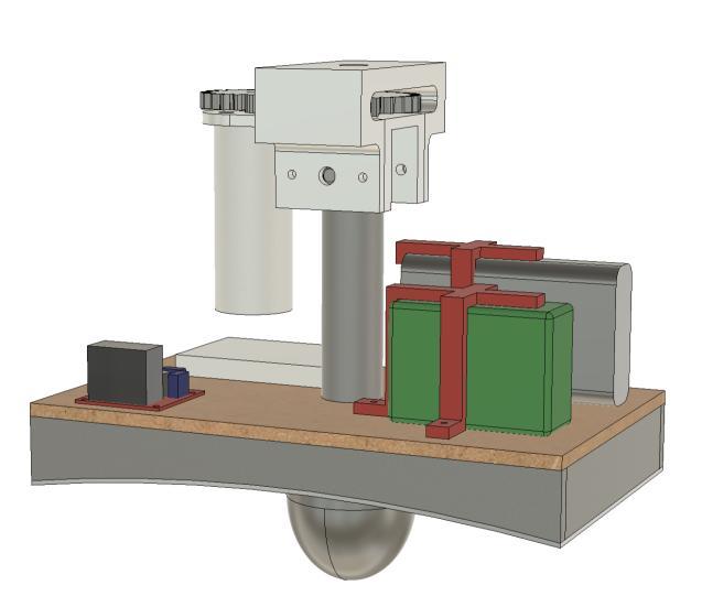 CAD assembly of the QuAC compression system without its cover